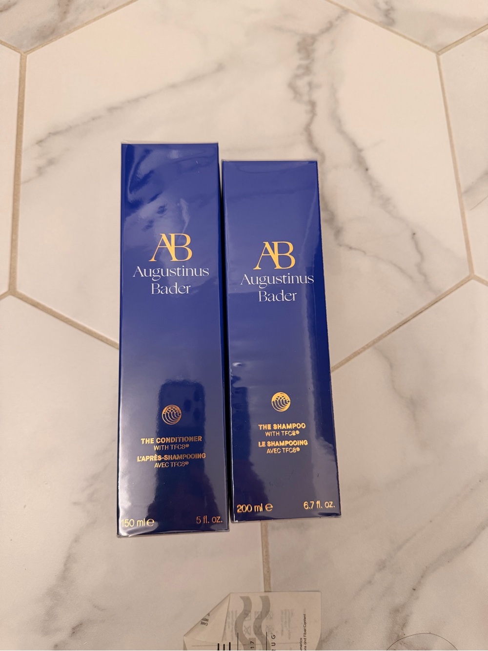 Augustinus Bader Blue Shampoo & Conditioner Set - Nourishing Hair Care